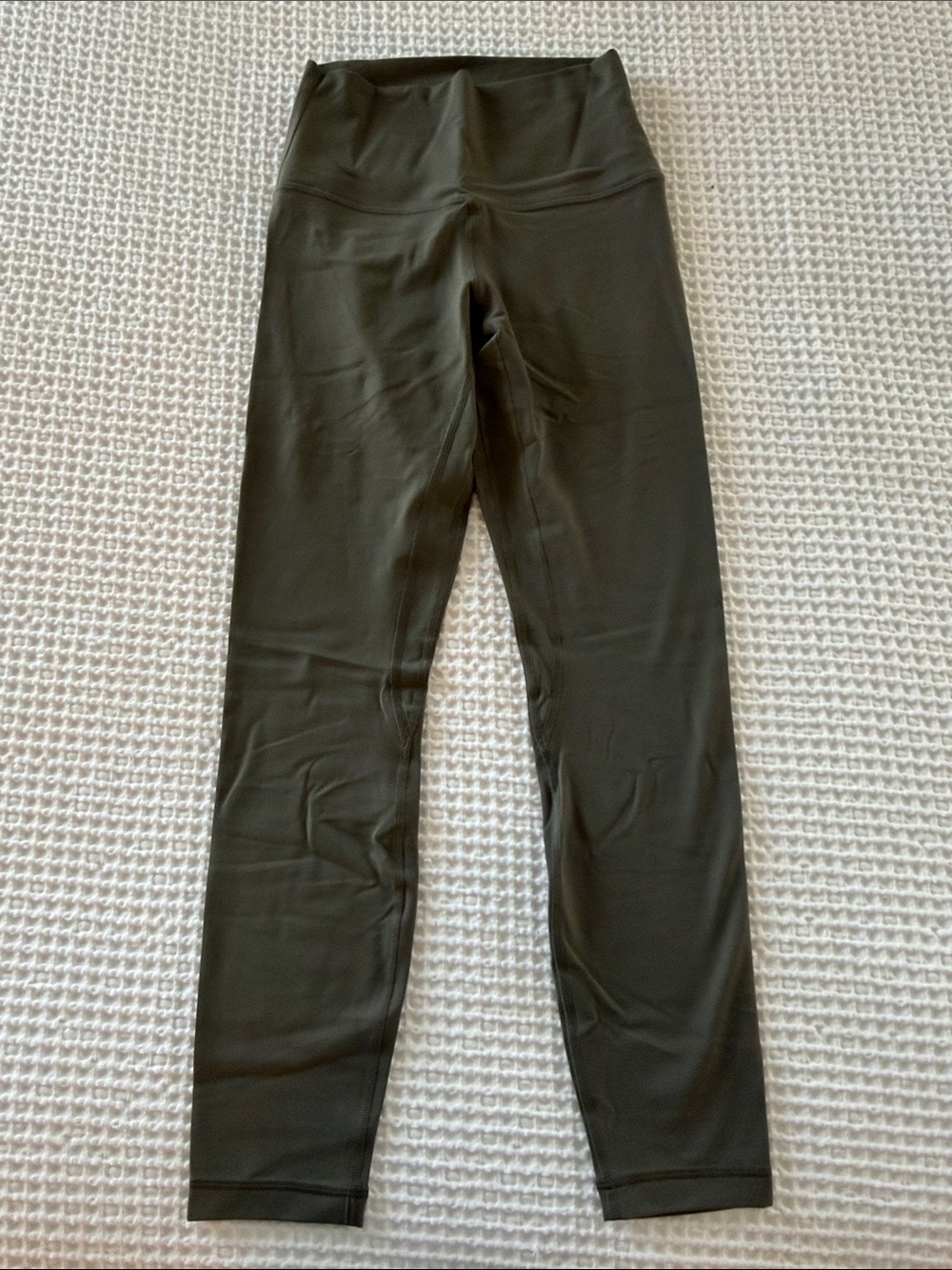 Lululemon Wunder Under Olive Green Leggings